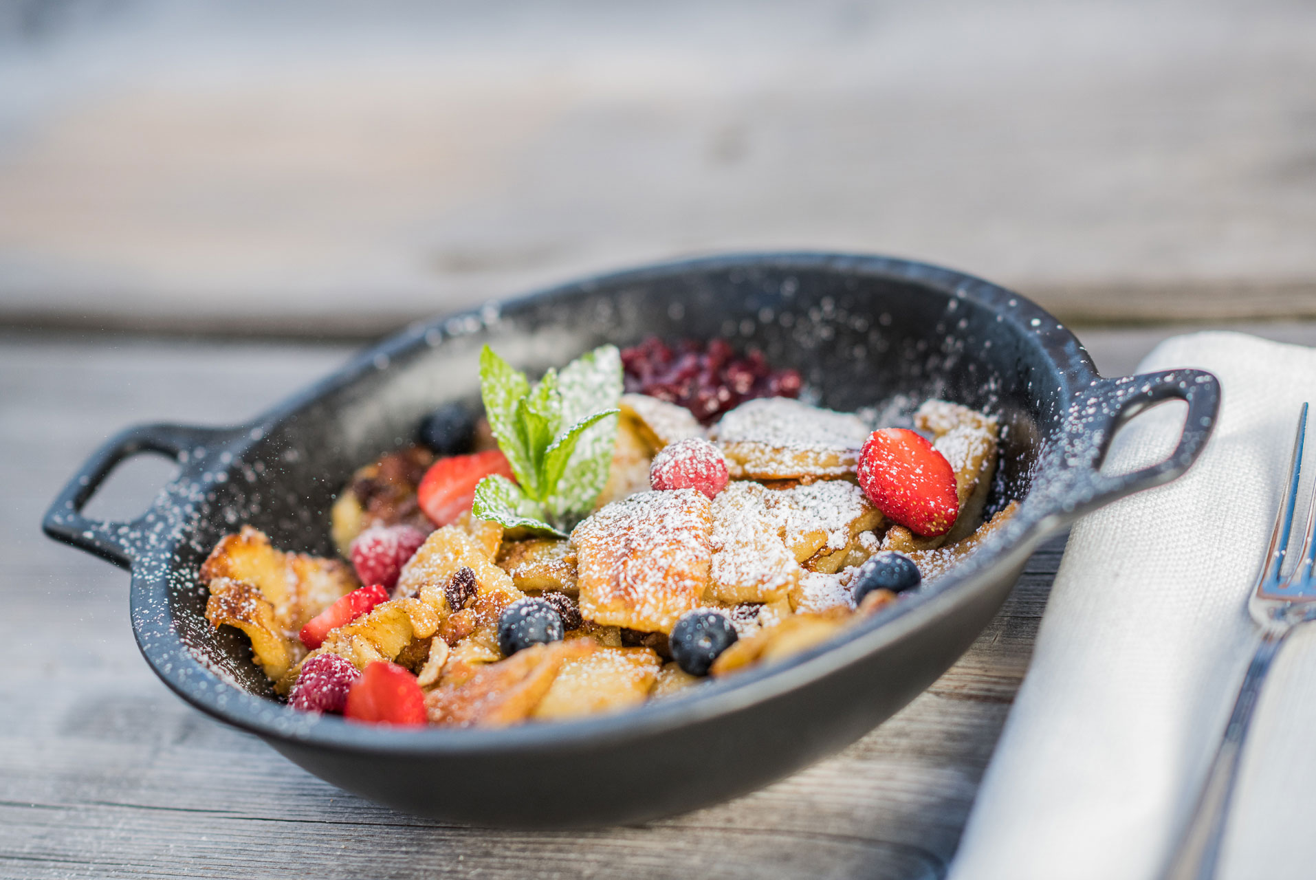 Kaiserschmarrn mit Beeren